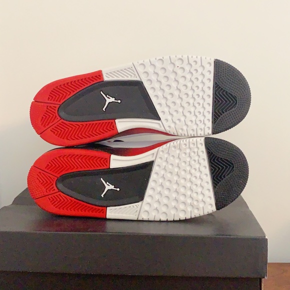 Jordan Flight origin 2 GS White-Black-GYM Red ( New) - Picture 6 of 9